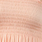 Sakkas Soft Jersey Feel Solid Color Smocked Bodice String Halter Long Dress