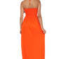 Sakkas Soft Jersey Feel Solid Color Smocked Bodice String Halter Long Dress