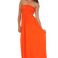 Sakkas Soft Jersey Feel Solid Color Smocked Bodice String Halter Long Dress