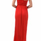 Sakkas Soft Jersey Feel Solid Color Smocked Bodice String Halter Long Dress
