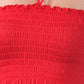 Sakkas Soft Jersey Feel Solid Color Smocked Bodice String Halter Long Dress