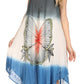 Sakkas Mia Butterfly Color Block Caftan Dress