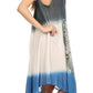Sakkas Mia Butterfly Color Block Caftan Dress