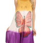 Sakkas Mia Butterfly Color Block Caftan Dress
