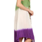 Sakkas Mia Butterfly Color Block Caftan Dress