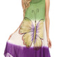 Sakkas Mia Butterfly Color Block Caftan Dress