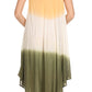 Sakkas Mia Butterfly Color Block Caftan Dress