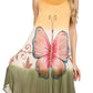 Sakkas Mia Butterfly Color Block Caftan Dress
