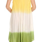 Sakkas Mia Butterfly Color Block Caftan Dress