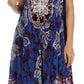 Sakkas Aloha Floral Caftan Dress