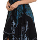 Sakkas Amara Batik Handkerchief Hem Dress