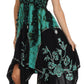 Sakkas Amara Batik Handkerchief Hem Dress