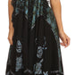 Sakkas Amara Batik Handkerchief Hem Dress