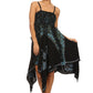 Sakkas Amara Batik Handkerchief Hem Dress