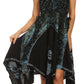 Sakkas Amara Batik Handkerchief Hem Dress