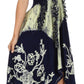 Sakkas Amara Batik Handkerchief Hem Dress