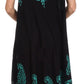 Sakkas Zayna Embroidered Caftan Dress