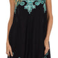 Sakkas Zayna Embroidered Caftan Dress