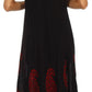 Sakkas Zayna Embroidered Caftan Dress