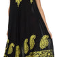 Sakkas Zayna Embroidered Caftan Dress