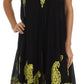 Sakkas Zayna Embroidered Caftan Dress