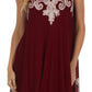 Sakkas Zayna Embroidered Caftan Dress