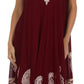 Sakkas Zayna Embroidered Caftan Dress