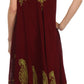 Sakkas Zayna Embroidered Caftan Dress