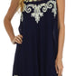 Sakkas Zayna Embroidered Caftan Dress