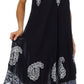 Sakkas Zayna Embroidered Caftan Dress