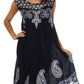 Sakkas Zayna Embroidered Caftan Dress