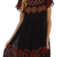 Sakkas Calista Embroidered Caftan Dress