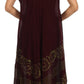 Sakkas Calista Embroidered Caftan Dress