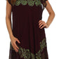 Sakkas Calista Embroidered Caftan Dress