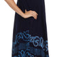 Sakkas Calista Embroidered Caftan Dress