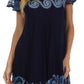 Sakkas Calista Embroidered Caftan Dress