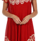 Sakkas Calista Embroidered Caftan Dress