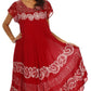 Sakkas Calista Embroidered Caftan Dress