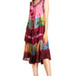 Sakkas Palm Tree Tie Dye Caftan Dress / Cover Up