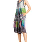 Sakkas Palm Tree Tie Dye Caftan Dress / Cover Up