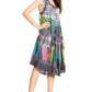 Sakkas Palm Tree Tie Dye Caftan Dress / Cover Up