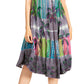 Sakkas Palm Tree Tie Dye Caftan Dress / Cover Up