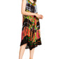 Sakkas Palm Tree Tie Dye Caftan Dress / Cover Up