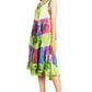 Sakkas Palm Tree Tie Dye Caftan Dress / Cover Up
