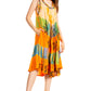Sakkas Palm Tree Tie Dye Caftan Dress / Cover Up