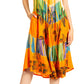 Sakkas Palm Tree Tie Dye Caftan Dress / Cover Up