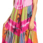 Sakkas Palm Tree Tie Dye Caftan Dress / Cover Up