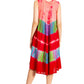 Sakkas Palm Tree Tie Dye Caftan Dress / Cover Up