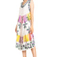 Sakkas Palm Tree Tie Dye Caftan Dress / Cover Up