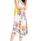 Sakkas Palm Tree Tie Dye Caftan Dress / Cover Up